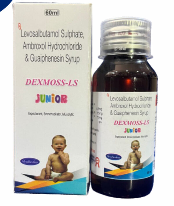 DEXMOSS-LS JUNIOR – 60 ML Cough Syrup