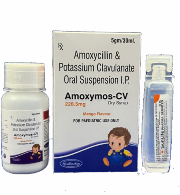 AMOXYMOS-CV – 228.5 MG Dry Syrup (30 mL)